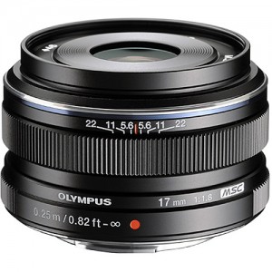 Olympus M.Zuiko Digital 17mm f1.8 (Black/Silver)​